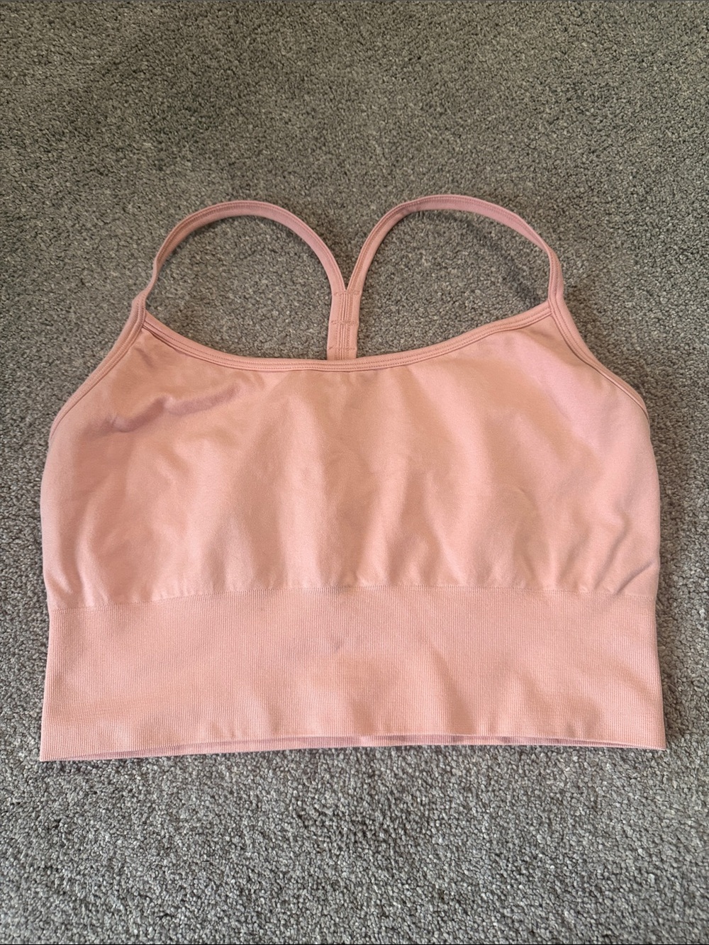 Seamless Pink Bralette Crop Top